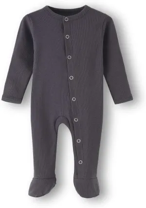 ACESTAR Newborn Baby Footed Pajamas with Mitten Cuffs - Cotton Snap-Up Baby Sleepers for Sleep and Play Footies 0-12 Months