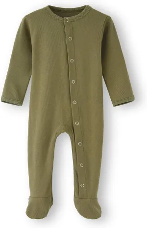 ACESTAR Newborn Baby Footed Pajamas with Mitten Cuffs - Cotton Snap-Up Baby Sleepers for Sleep and Play Footies 0-12 Months