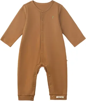 ArborTree 100% Natural Organic Cotton Baby Open Front Romper Bodysuit