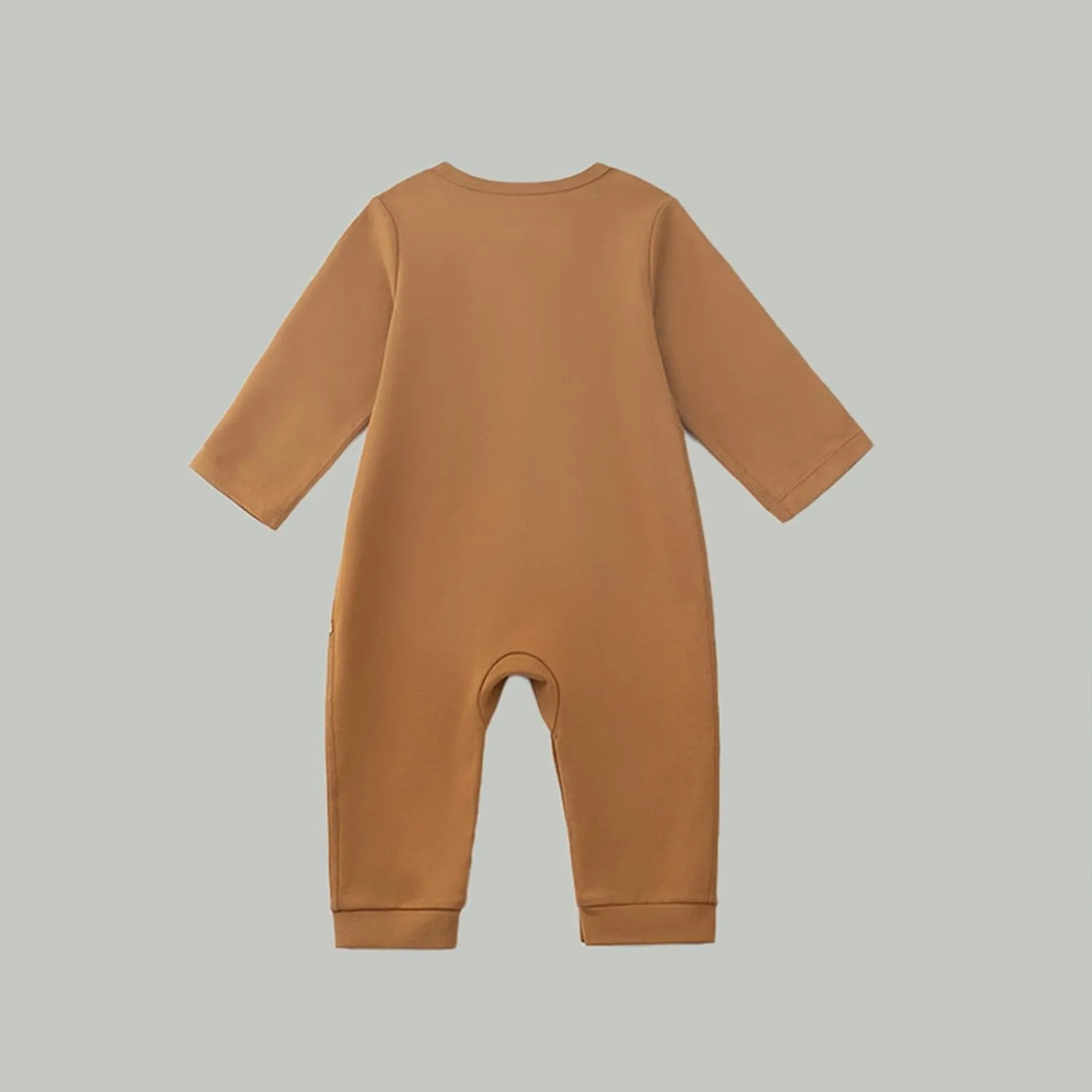 ArborTree 100% Natural Organic Cotton Baby Open Front Romper Bodysuit