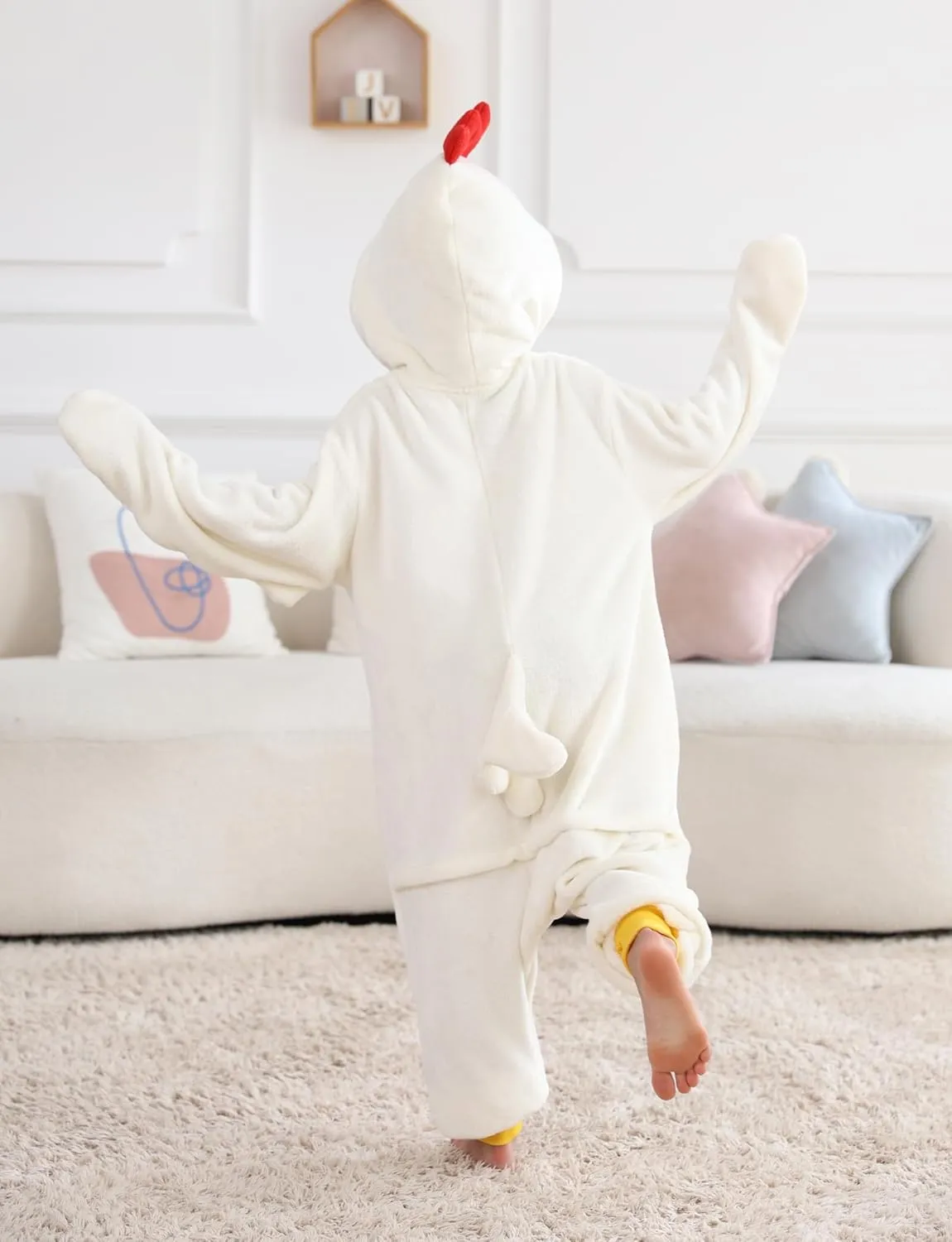 ATOZ Onesie for Kids, Animal Pajamas Halloween Cosplay Costume for Girls Boys