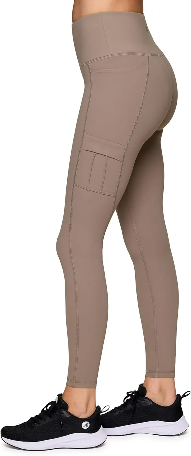 Avalanche Women's Outdoors Workout High Impact Full Length Cargo Pocket Legging