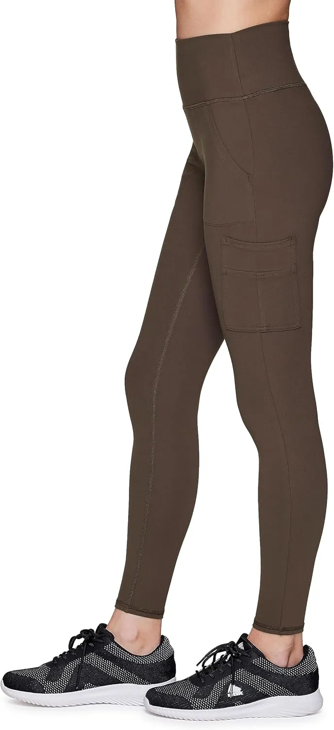 Avalanche Women's Outdoors Workout High Impact Full Length Cargo Pocket Legging