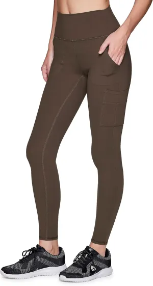 Avalanche Women's Outdoors Workout High Impact Full Length Cargo Pocket Legging