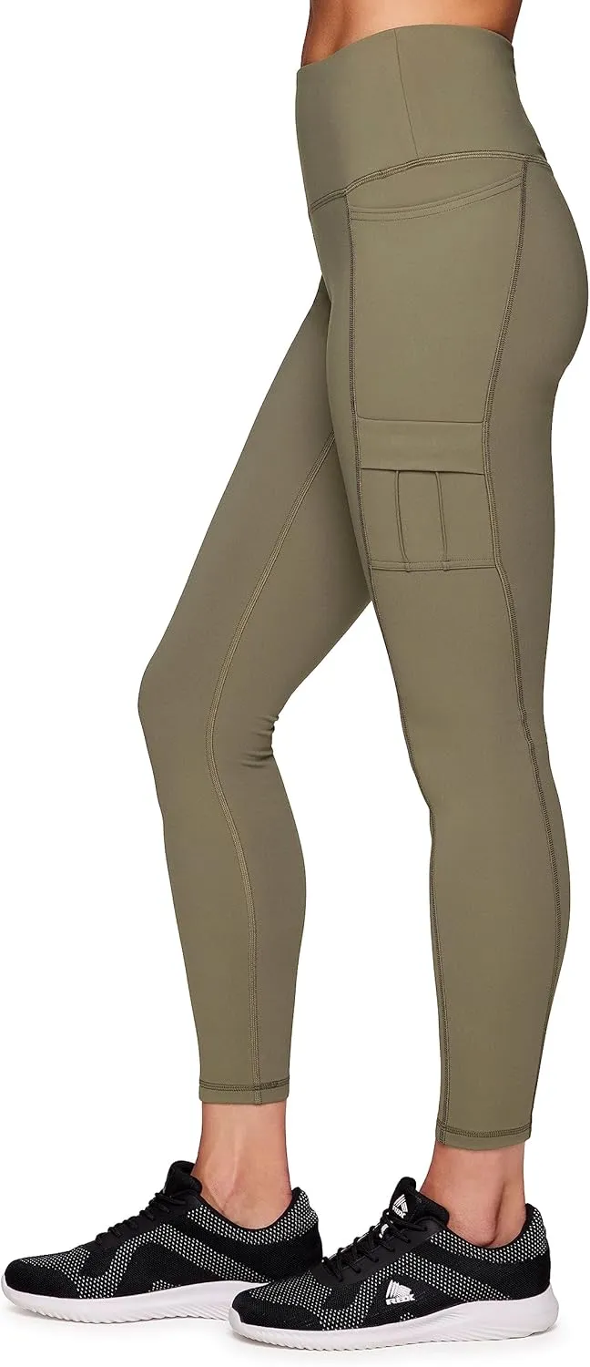 Avalanche Women's Outdoors Workout High Impact Full Length Cargo Pocket Legging