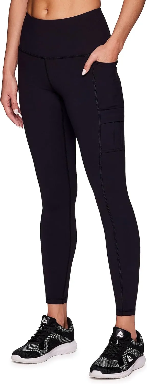 Avalanche Women's Outdoors Workout High Impact Full Length Cargo Pocket Legging