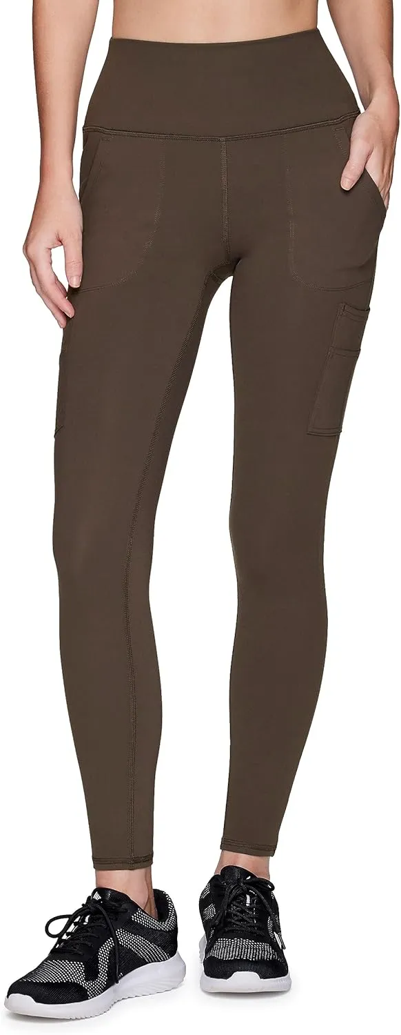 Avalanche Women's Outdoors Workout High Impact Full Length Cargo Pocket Legging