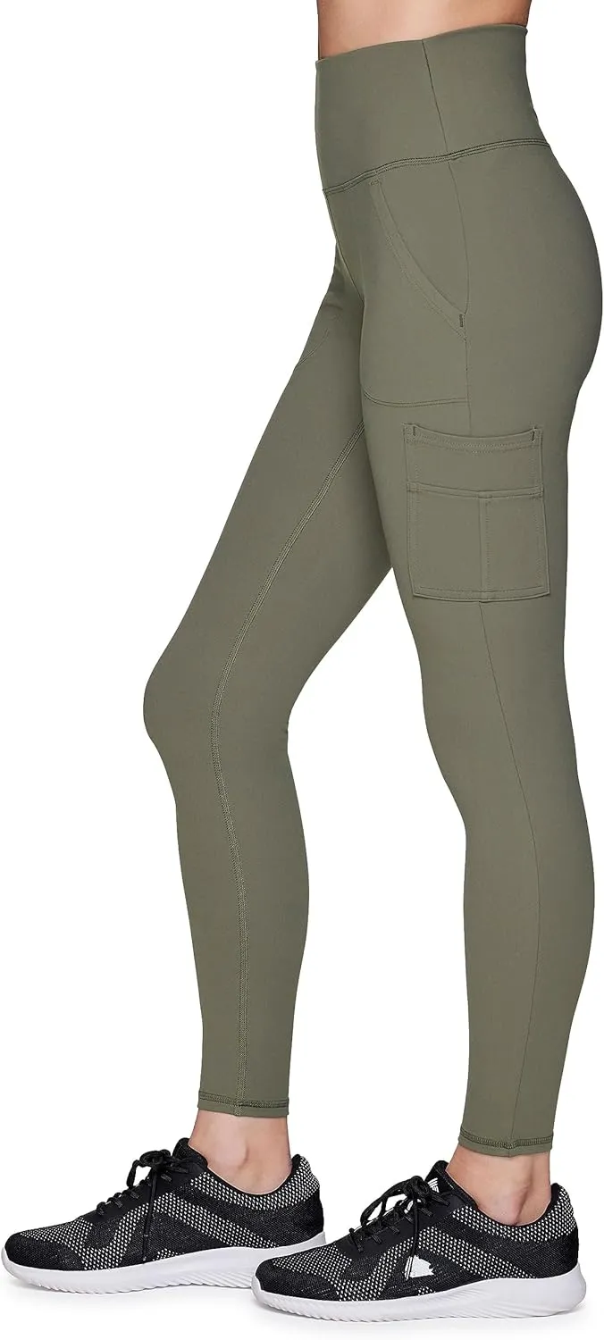 Avalanche Women's Outdoors Workout High Impact Full Length Cargo Pocket Legging