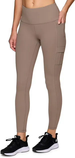 Avalanche Women's Outdoors Workout High Impact Full Length Cargo Pocket Legging