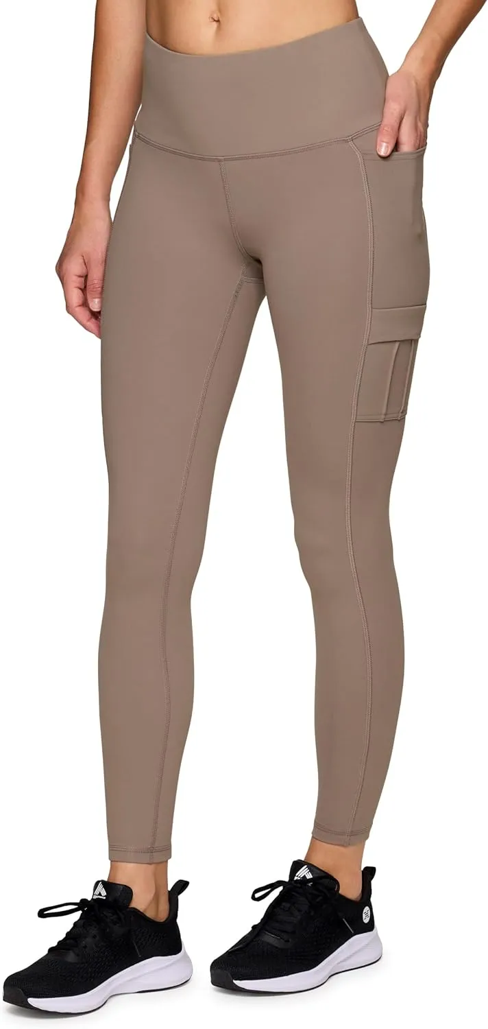 Avalanche Women's Outdoors Workout High Impact Full Length Cargo Pocket Legging