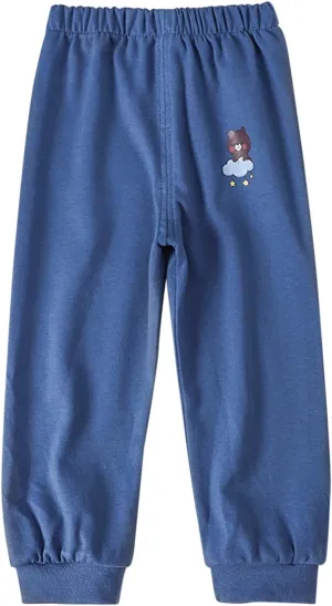 Baby Boy's Pants, Toddler Cotton Pull on Jogger, Kids Cute 𝗖artoon Elastic Waist Sweatpants Unisex Sports Pants