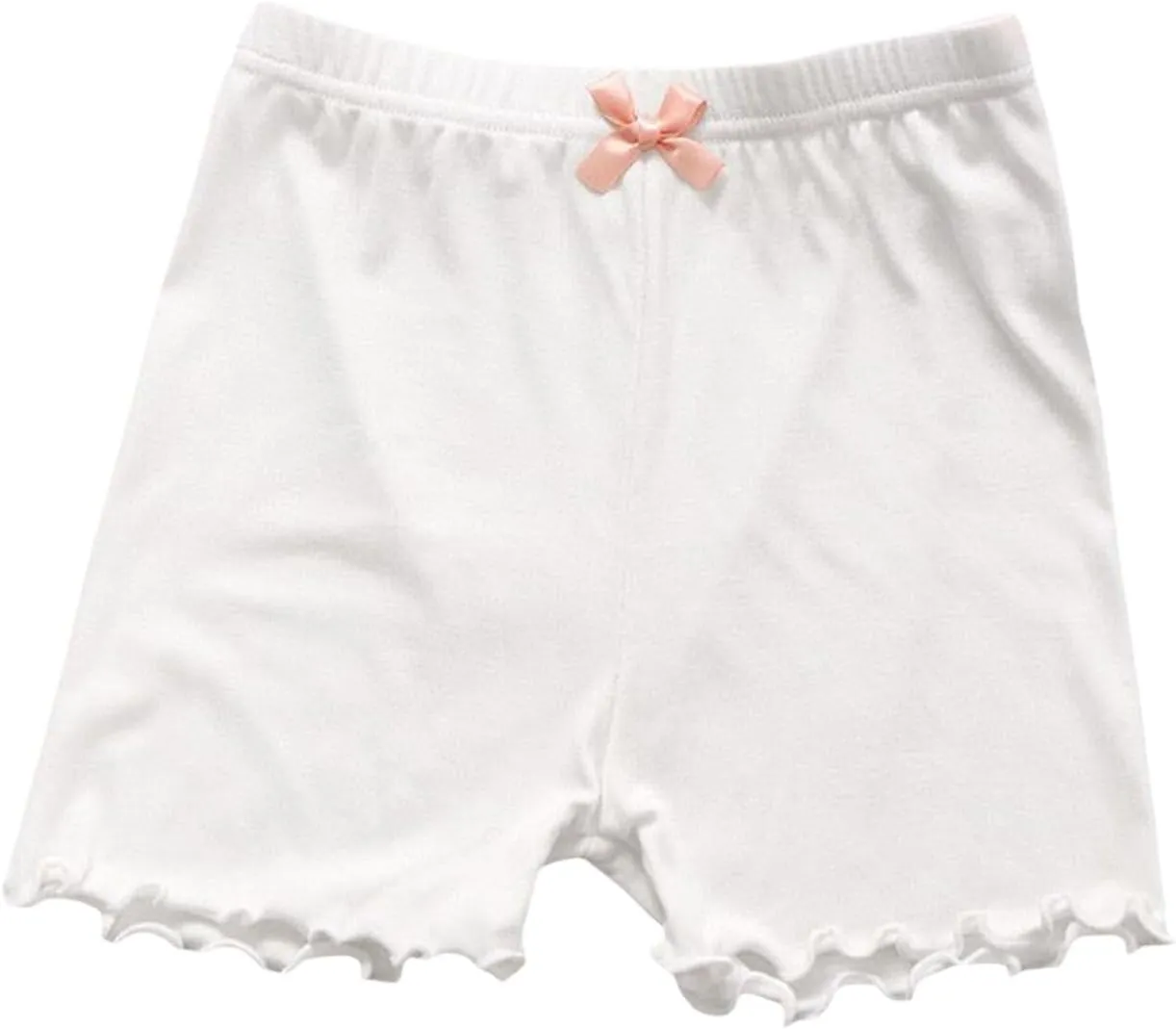 Baby Girls Ribbed Short Pants Cotton Casual Solid Summer Elastic High Waisted Summer Clothes Toddler Shorts