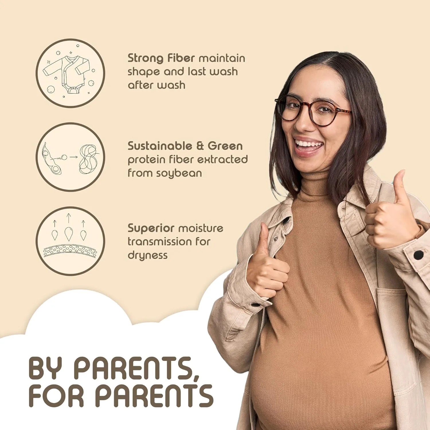 Babysoy Organic Printed Kimono Bodysuit