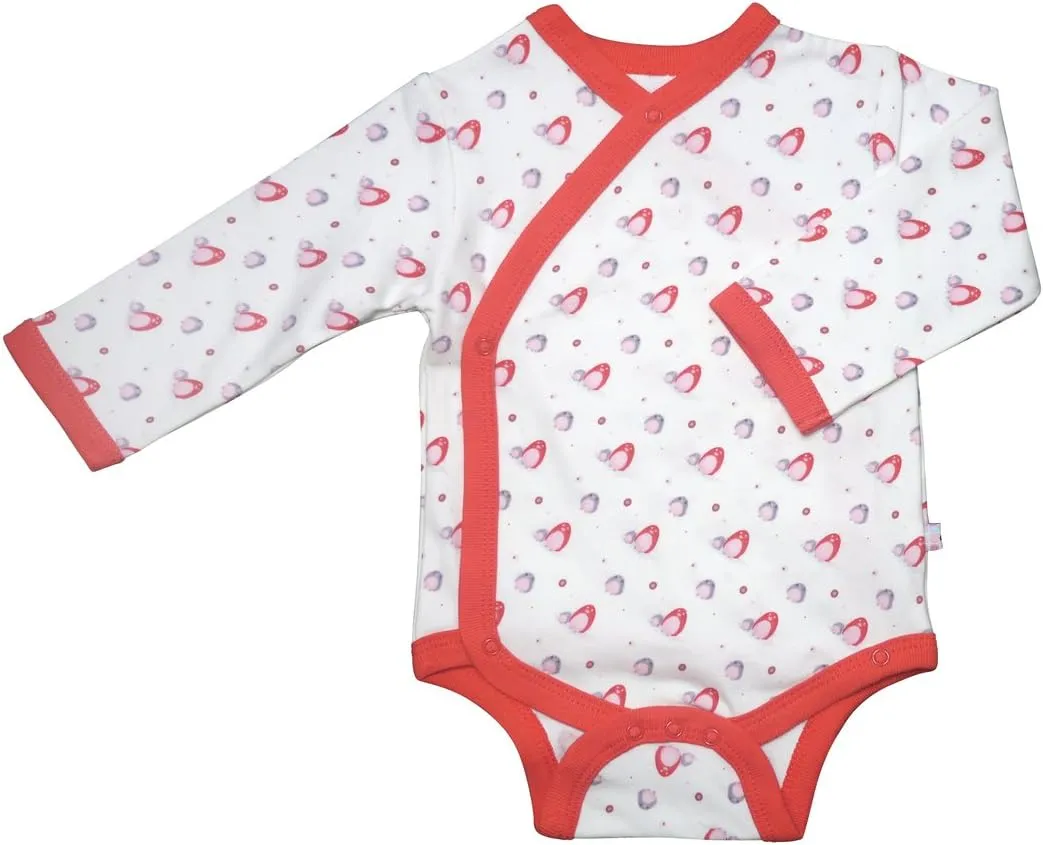 Babysoy Organic Printed Kimono Bodysuit