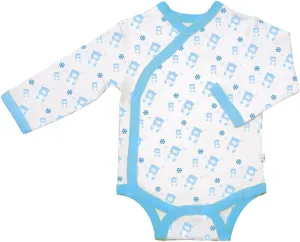 Babysoy Organic Printed Kimono Bodysuit