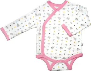 Babysoy Organic Printed Kimono Bodysuit