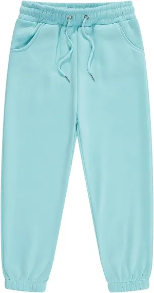 Baggy Sweatpants for Kids Boys Girls Cotton Elastic Waist Joggers Teens Active Jogger Pants Solid Athletic Trousers