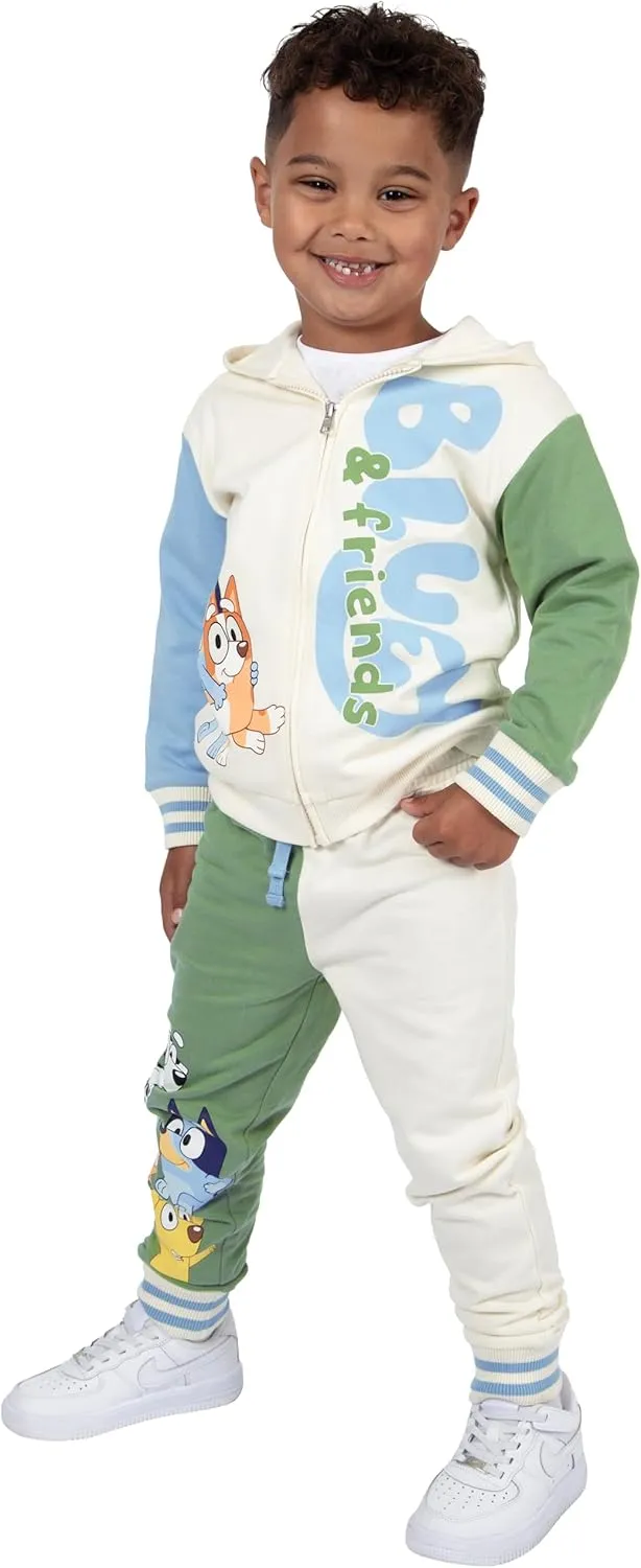 Bluey Sweatsuit | Boys Sweatsuit | Boys Sweatpant Set | Kids Jogger Set | Sizes 2T To 8
