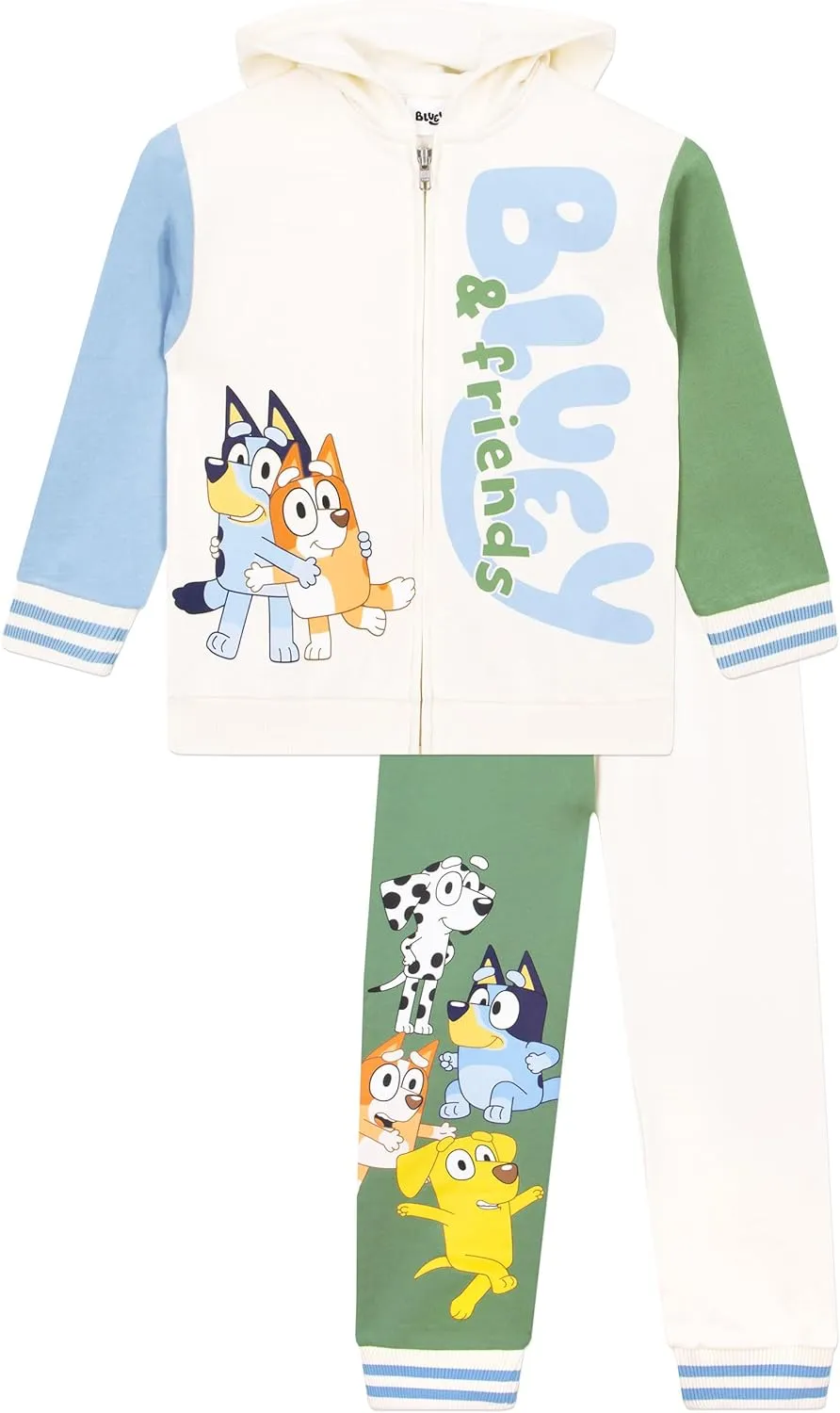 Bluey Sweatsuit | Boys Sweatsuit | Boys Sweatpant Set | Kids Jogger Set | Sizes 2T To 8