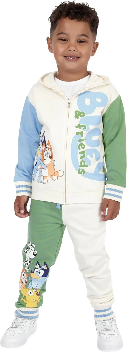 Bluey Sweatsuit | Boys Sweatsuit | Boys Sweatpant Set | Kids Jogger Set | Sizes 2T To 8