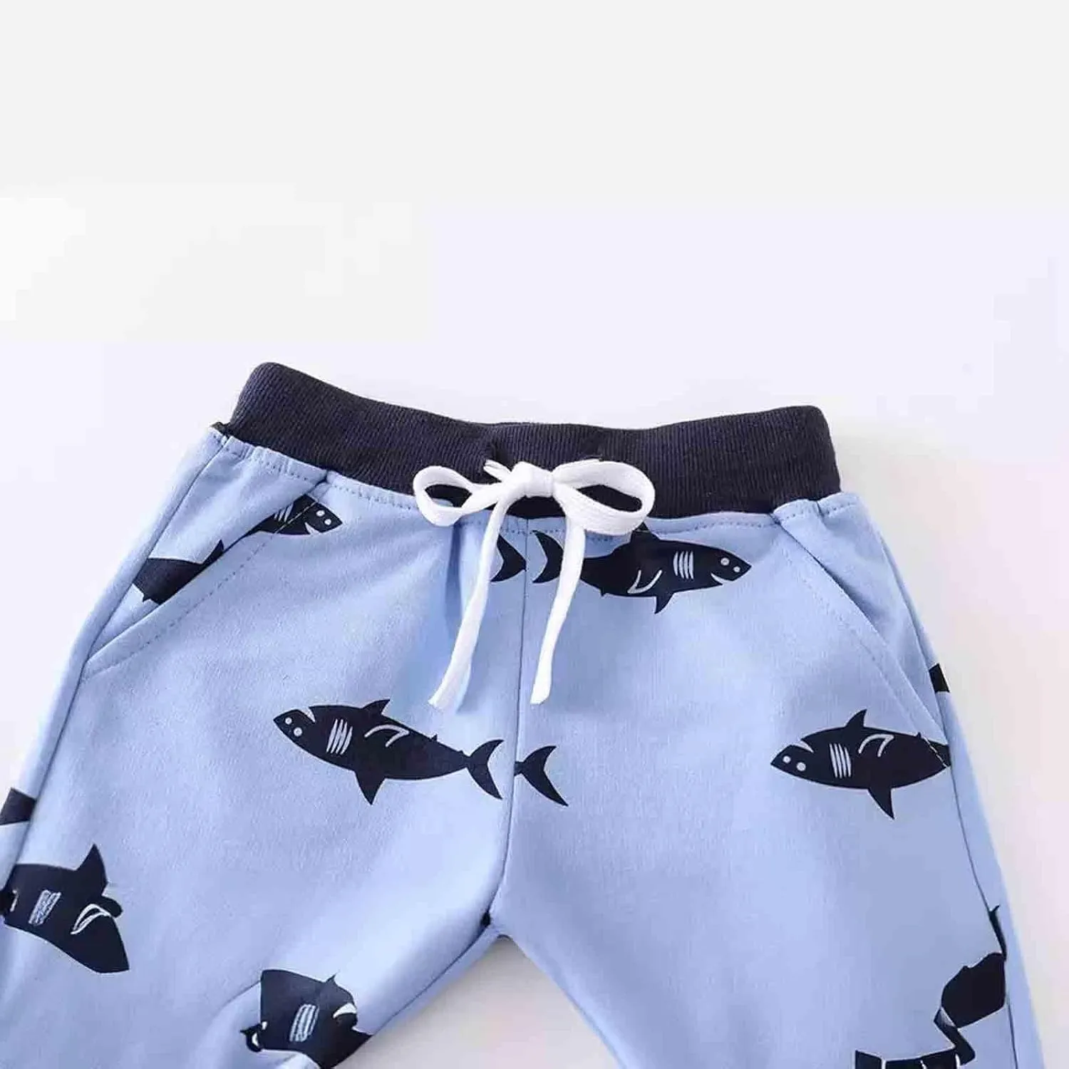 Boys Athletic Shorts Cartoon Print Elastic Waist Casual Kids Jogger Shorts Summer Beach Vacation Running Short Pants