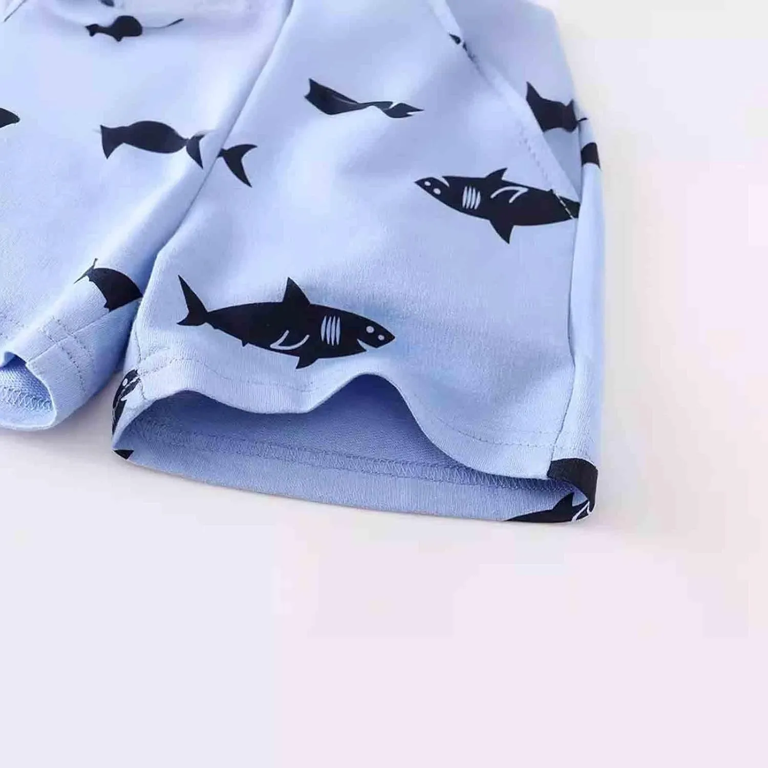 Boys Athletic Shorts Cartoon Print Elastic Waist Casual Kids Jogger Shorts Summer Beach Vacation Running Short Pants