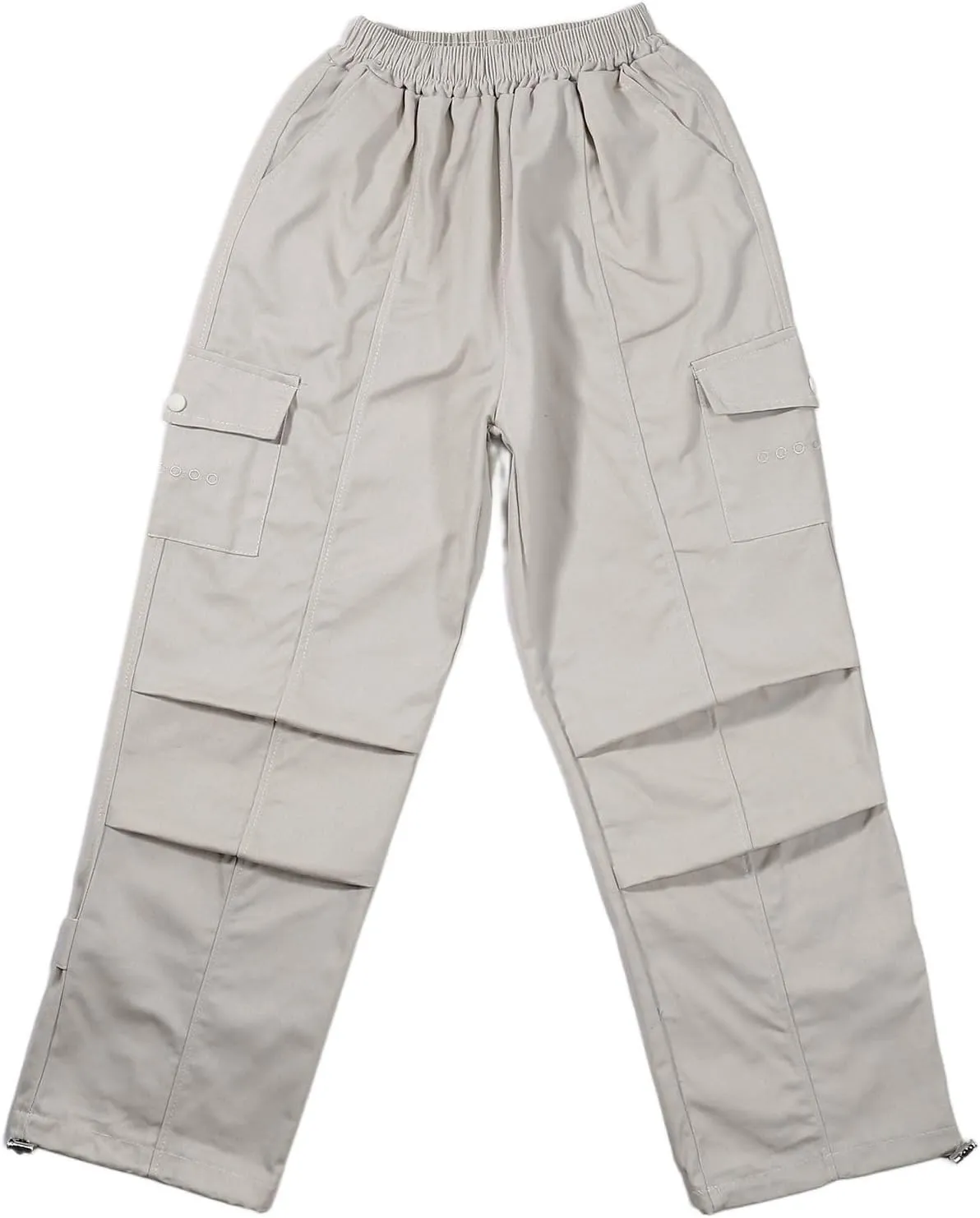 Boys Camo Pants Kids Pull on Elastic Waist Casual Loose Jogging Bottoms Elastic Cuffed Cargo Joggers 8-15 Years