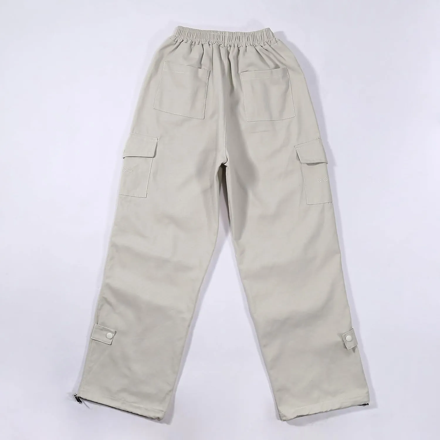 Boys Camo Pants Kids Pull on Elastic Waist Casual Loose Jogging Bottoms Elastic Cuffed Cargo Joggers 8-15 Years