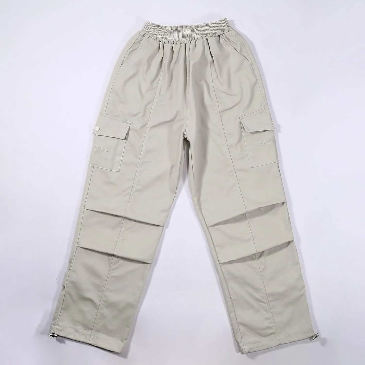 Boys Camo Pants Kids Pull on Elastic Waist Casual Loose Jogging Bottoms Elastic Cuffed Cargo Joggers 8-15 Years