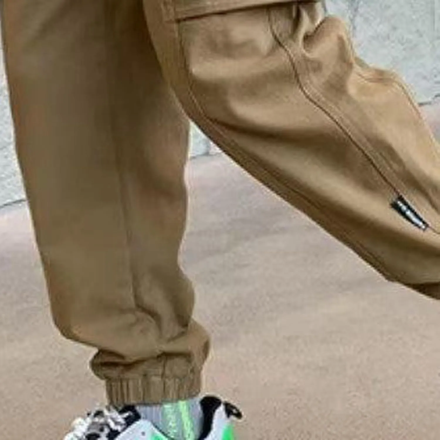 Boys Cargo Joggers Pants Kids' Stretch Casual Cargo Pants Elastic Waist Casual Jogging Trousers Bottom for Kids 3-16 Years
