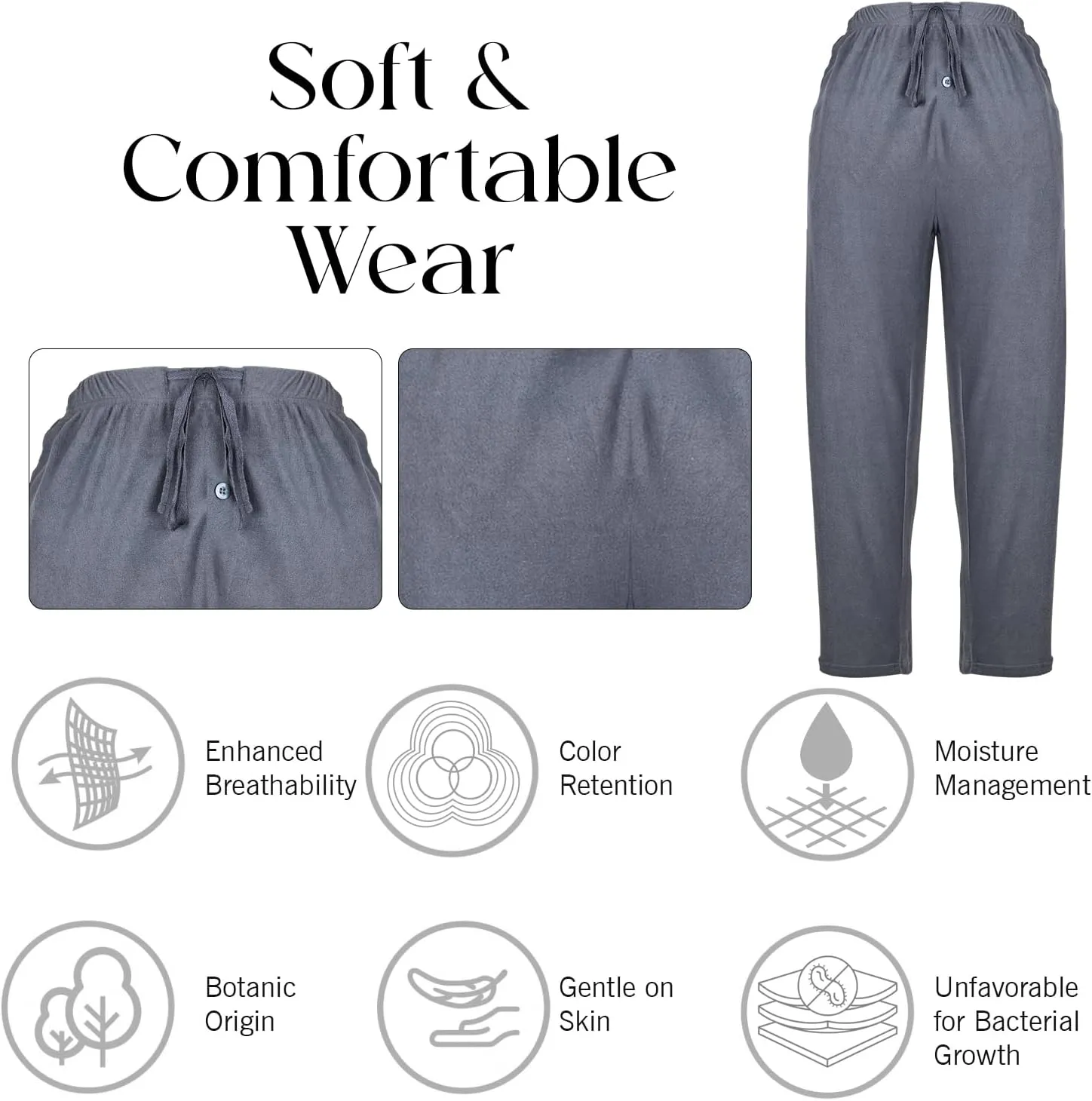 Boy's Fleece Pajama Pants - Soft Cozy Sleepwear Bottoms for Kids