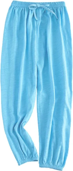 Boys Girls Long Bloomers Cotton Harem Pants for Kids High Elastic Waist Jogger Pants Summer 𝐋ounge Trousers Clothes
