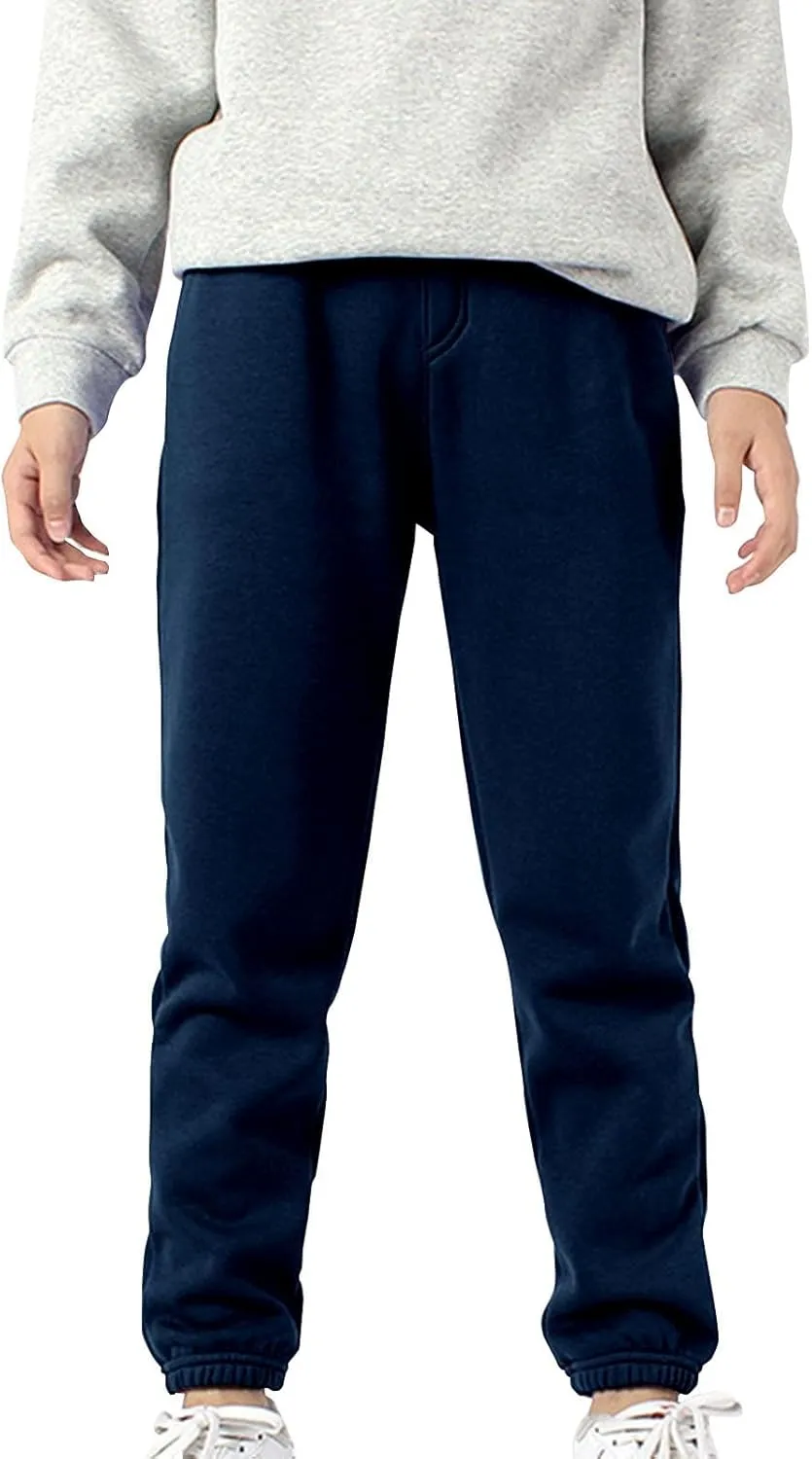 Boys Girls Sweatpants Fleece Athletic Workout Pants Toddler Cargo Pants Joggers with Drawstring SportsTrousers