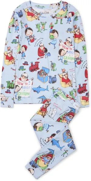 Boys' Long Sleeve Printed Pajama Set