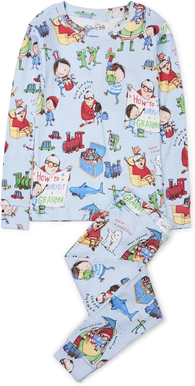 Boys' Long Sleeve Printed Pajama Set