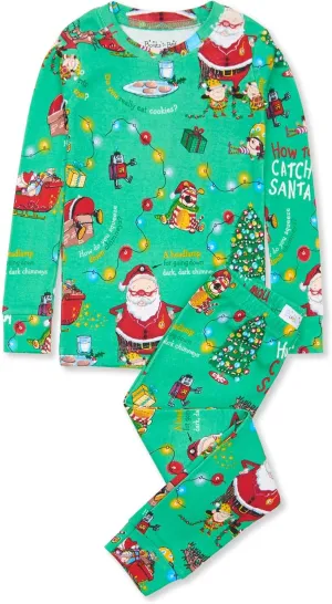 Boys' Long Sleeve Printed Pajama Set