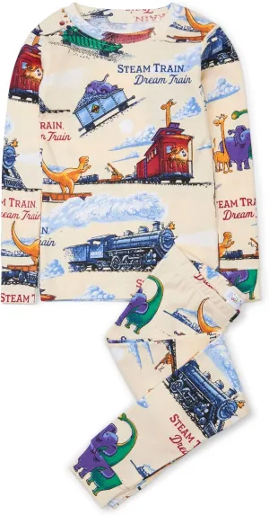 Boys' Long Sleeve Printed Pajama Set