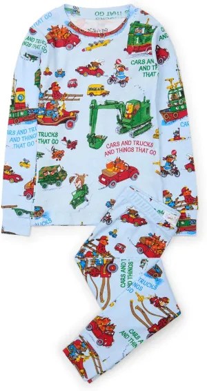 Boys' Long Sleeve Printed Pajama Set