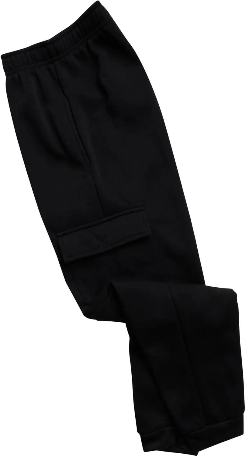 Boys' Sherpa Fleece Jogger Set - 2 Piece Basic Full Zip Fully Sherpa Lined Hoodie and Sweatpants (Size: 8-18)
