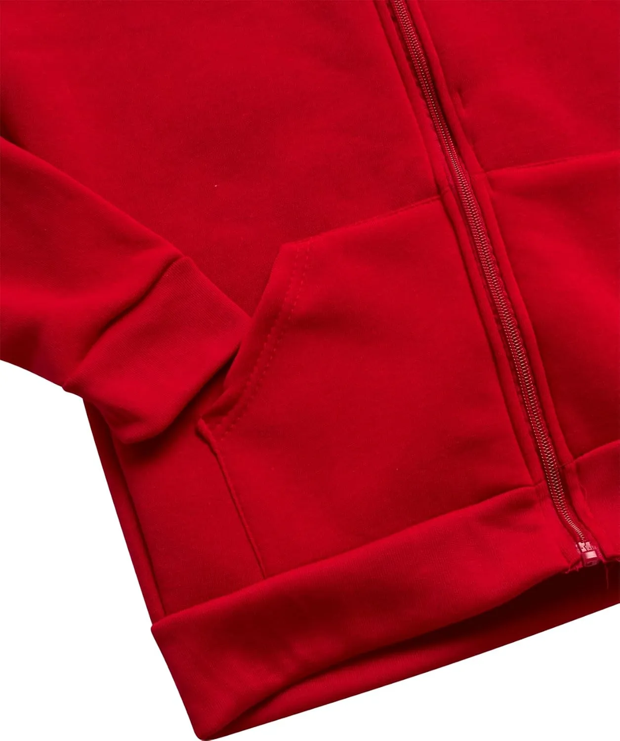 Boys' Sherpa Fleece Jogger Set - 2 Piece Basic Full Zip Fully Sherpa Lined Hoodie and Sweatpants (Size: 8-18)
