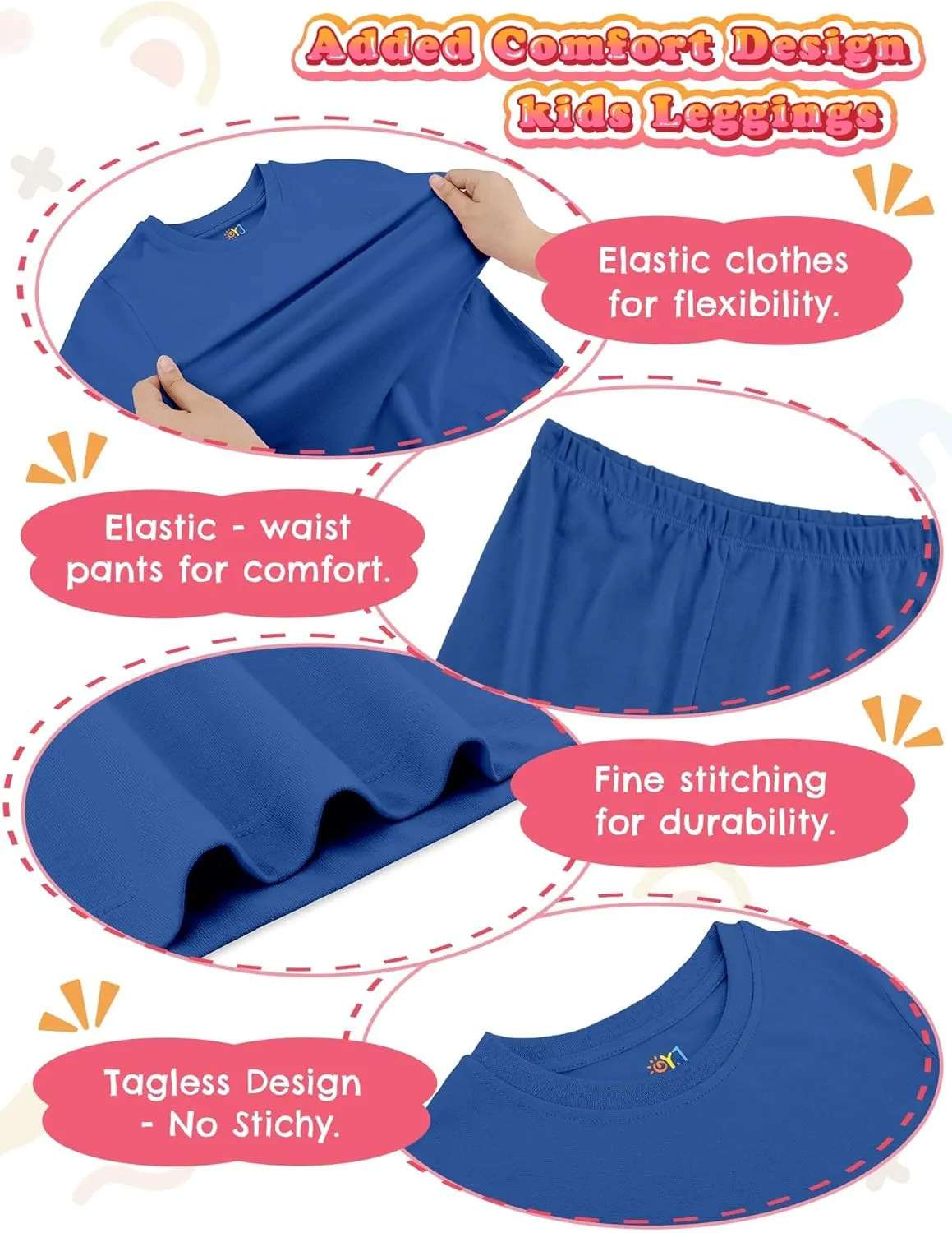 Boys Summer Outfits,Cotton Ultra-Soft T Shirt and Short Sets for Toddler Little Girl,2 Piece Kids Clothes Sets 18M-8Y