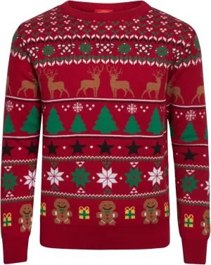 Boys' Sweater - Cozy Crewneck Pullover Santa Elf Reindeer Ugly Christmas Sweaters for Boys (Sizes: 8-16)