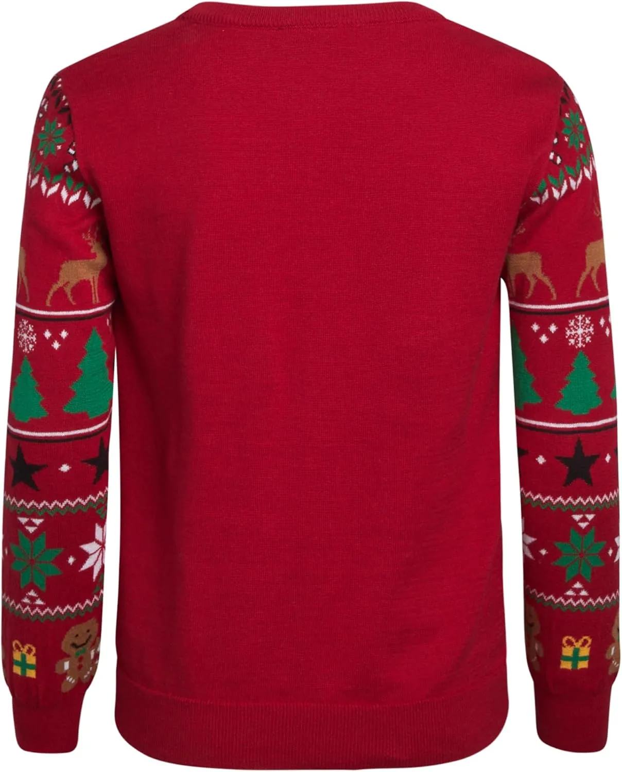 Boys' Sweater - Cozy Crewneck Pullover Santa Elf Reindeer Ugly Christmas Sweaters for Boys (Sizes: 8-16)
