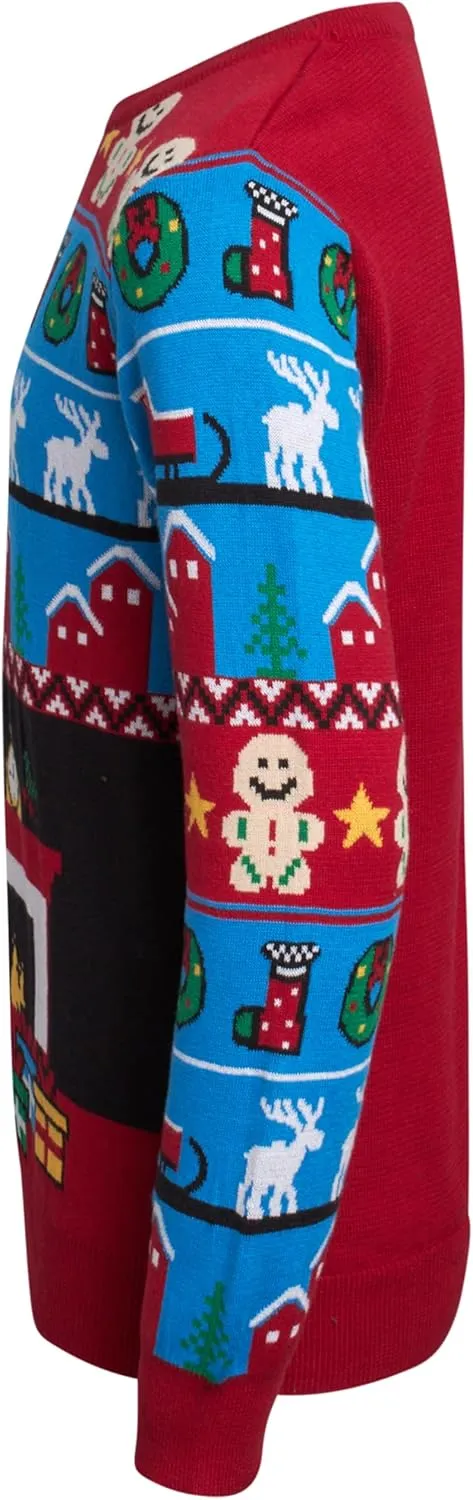 Boys' Sweater - Cozy Crewneck Pullover Santa Elf Reindeer Ugly Christmas Sweaters for Boys (Sizes: 8-16)