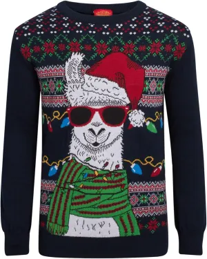 Boys' Sweater - Cozy Crewneck Pullover Santa Elf Reindeer Ugly Christmas Sweaters for Boys (Sizes: 8-16)