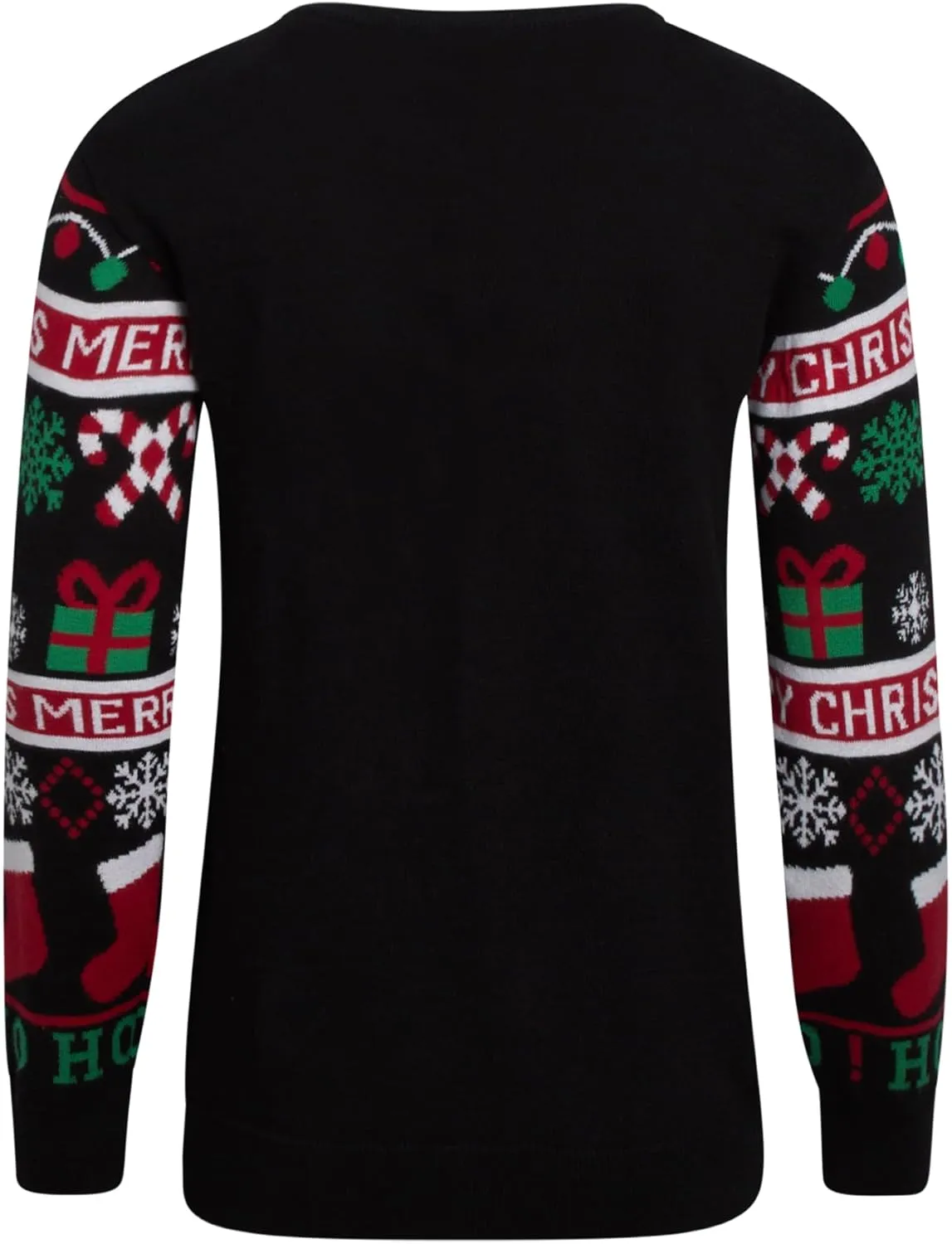 Boys' Sweater - Cozy Crewneck Pullover Santa Elf Reindeer Ugly Christmas Sweaters for Boys (Sizes: 8-16)