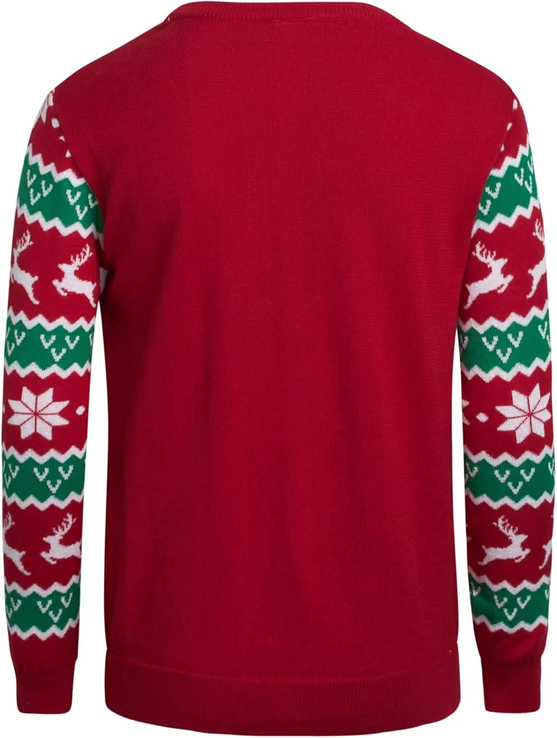 Boys' Sweater - Cozy Crewneck Pullover Santa Elf Reindeer Ugly Christmas Sweaters for Boys (Sizes: 8-16)