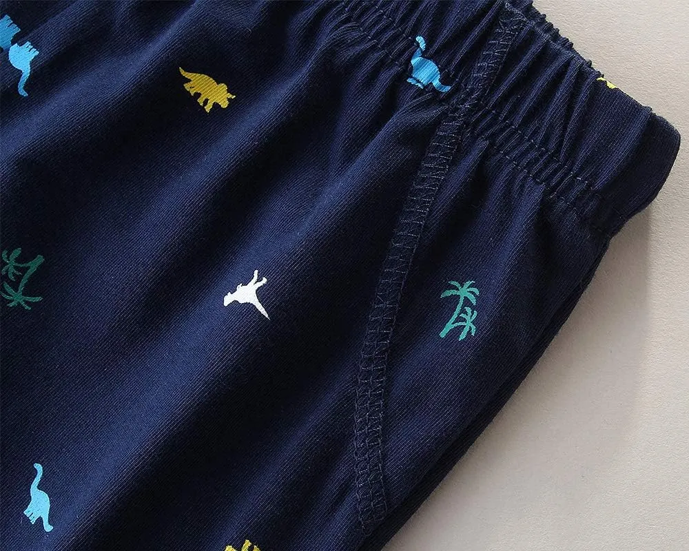 Bumeex Toddler Boys Cotton Clothing Sets Short Sleeve Tee and Shorts