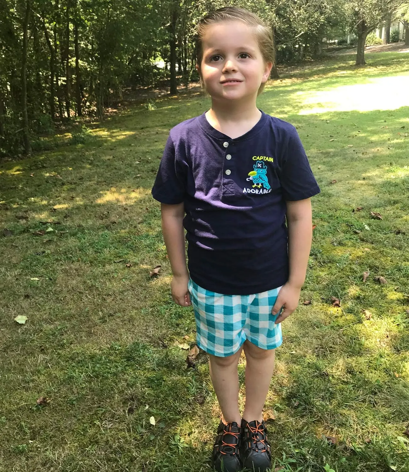 Bumeex Toddler Boys Cotton Clothing Sets Short Sleeve Tee and Shorts