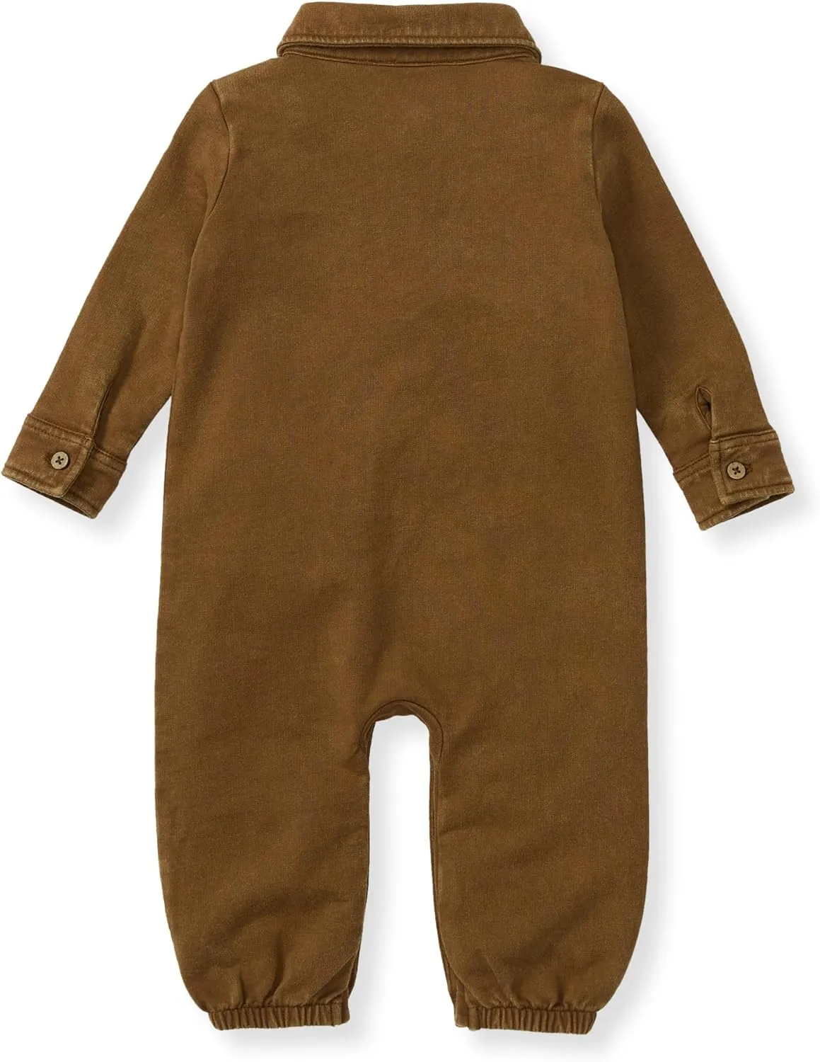 Burt's Bees Baby Baby Boys 100% Organic Cotton Button Down Jumpsuit